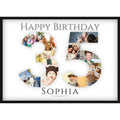 Fotocollage 35. Geburtstag – Personalisiertes Poster mit Fotos & Name | Geschenk zum 35 Geburtstag