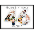 Fotocollage 46. Geburtstag – Personalisiertes Poster mit Fotos & Name | Geschenk zum 46 Geburtstag