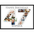 Fotocollage 47. Geburtstag – Personalisiertes Poster mit Fotos & Name | Geschenk zum 47 Geburtstag