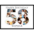 Fotocollage 58. Geburtstag – Personalisiertes Poster mit Fotos & Name | Geschenk zum 58 Geburtstag