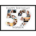 Fotocollage 59. Geburtstag – Personalisiertes Poster mit Fotos & Name | Geschenk zum 59 Geburtstag
