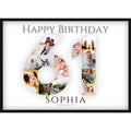 Fotocollage 61. Geburtstag – Personalisiertes Poster mit Fotos & Name | Geschenk zum 61 Geburtstag