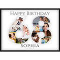 Fotocollage 68. Geburtstag – Personalisiertes Poster mit Fotos & Name | Geschenk zum 68 Geburtstag